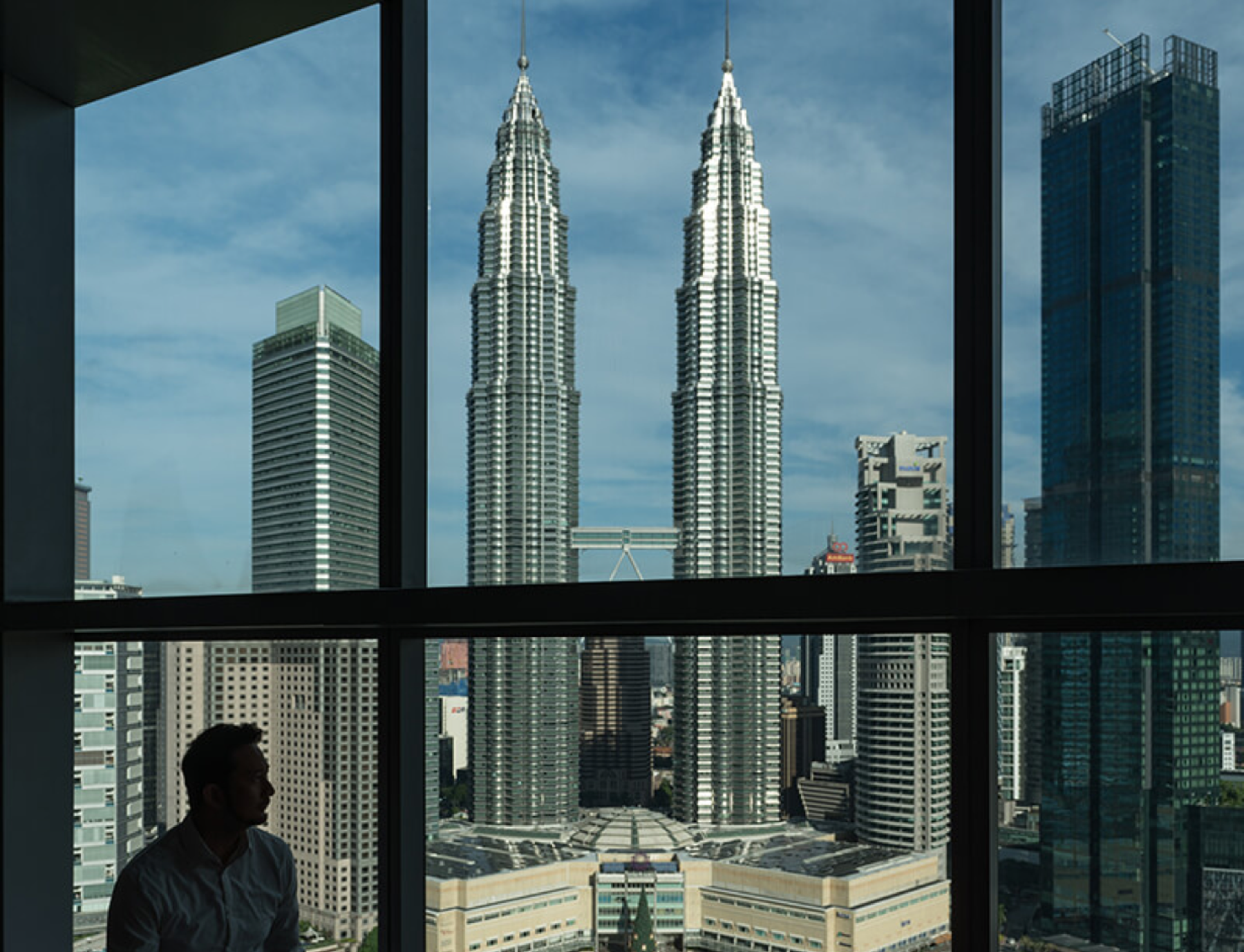 Kuala Lumpur skyline viewed from the SCOVION headquarters