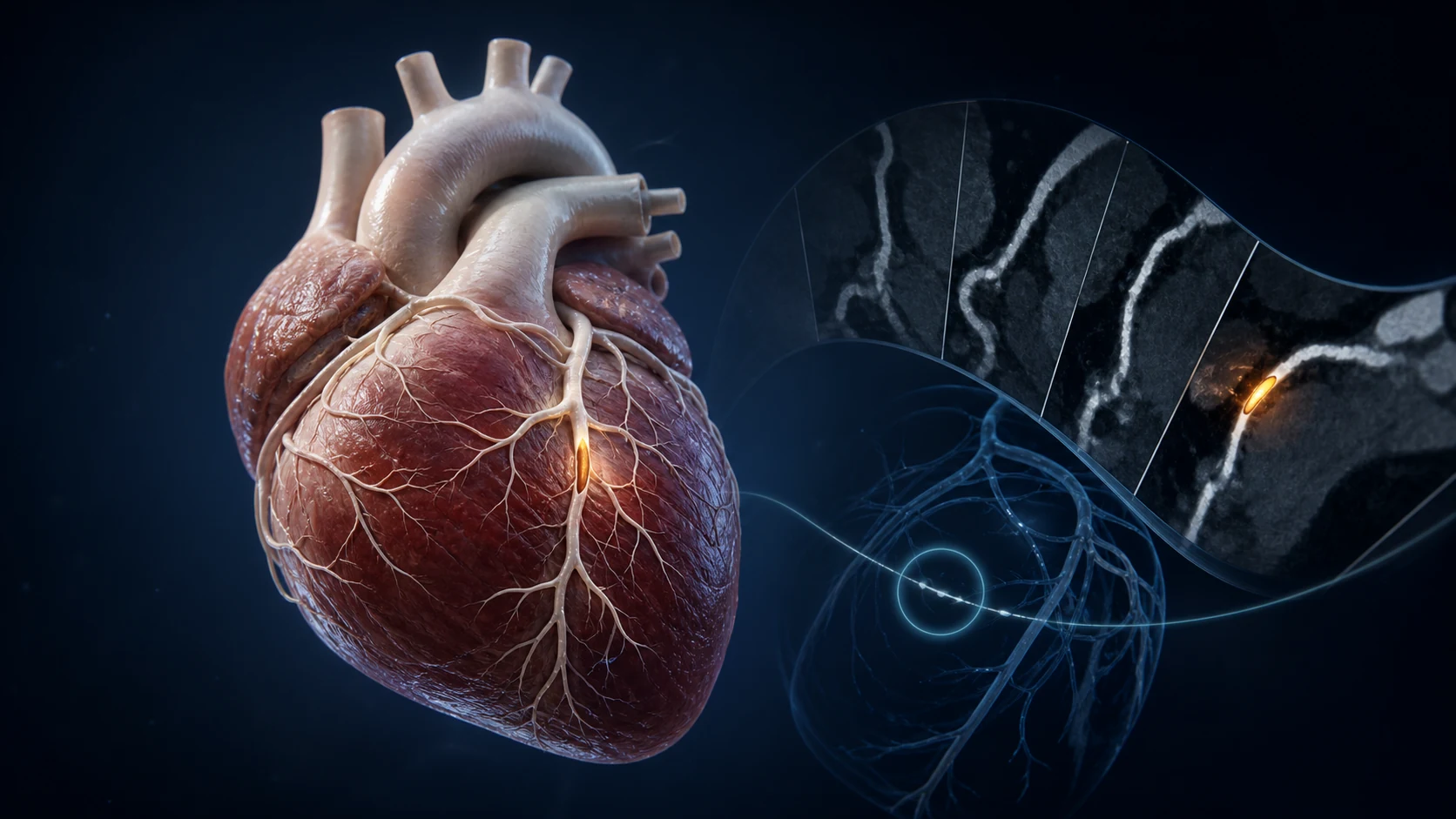 CT Coronary analysis workstation
