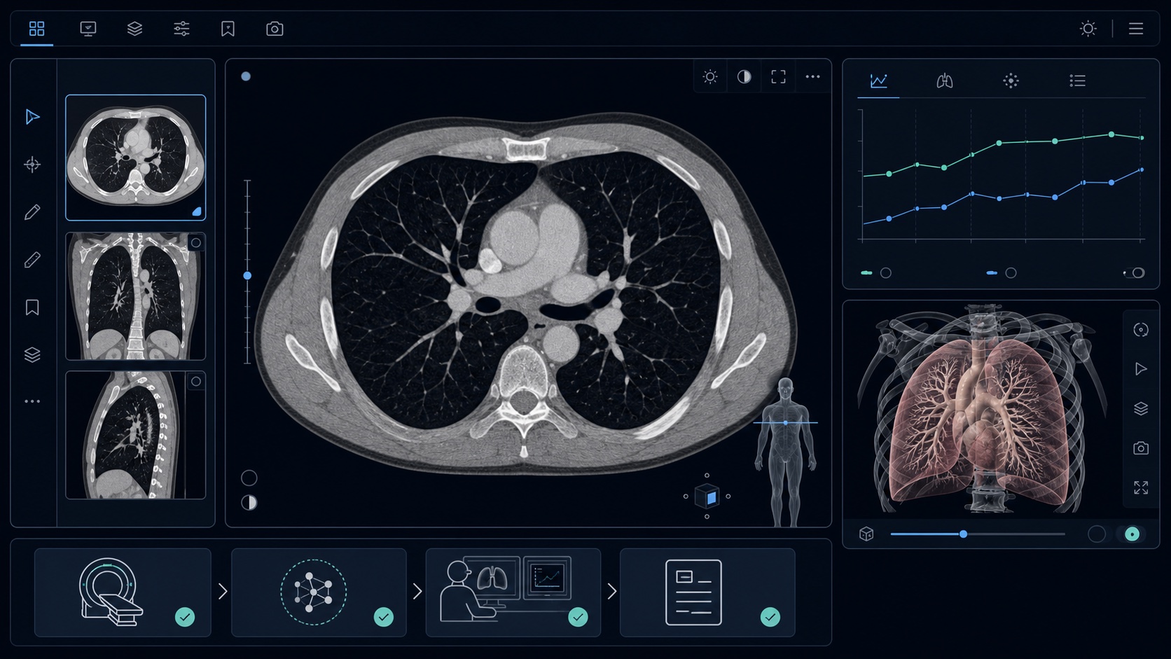 Original SCOVION clinical imaging workstation overview